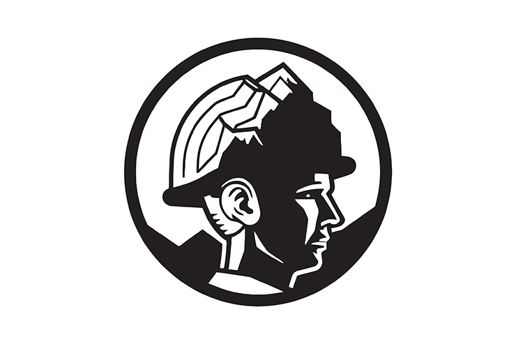 Construction company vector logo