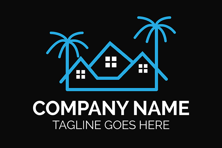 Real Estate company vector logo