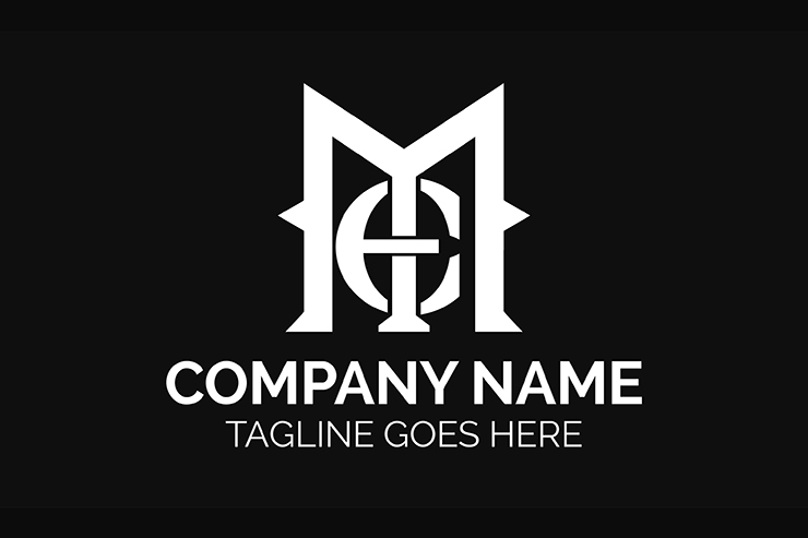 MC letter mark company logo
