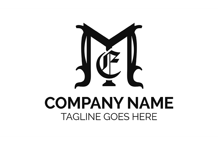MC letter mark company logo