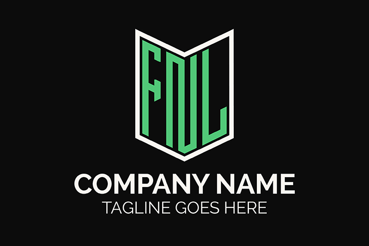 FNL letter mark company logo