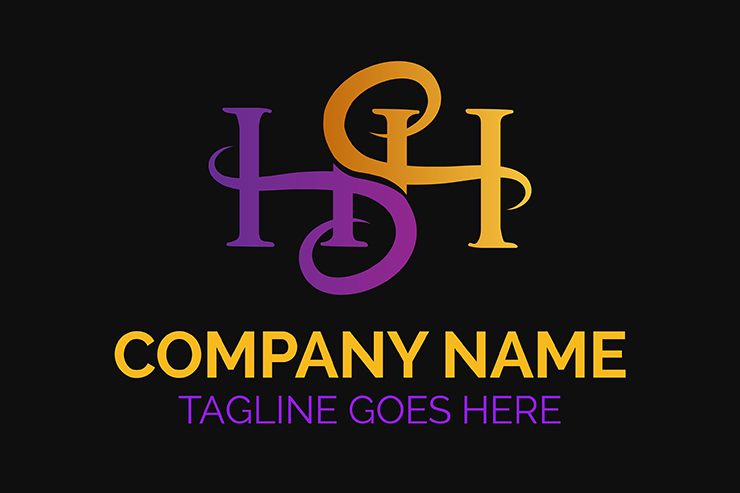 HSH letter mark company logo