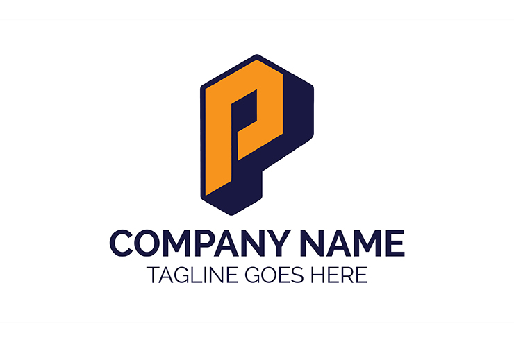 Letter P letter mark company logo