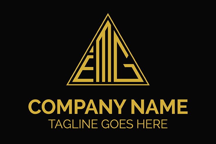 EMG letter mark company logo