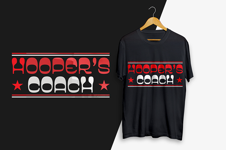 Hoopers Coach t-shirt design