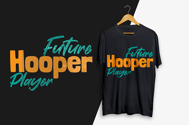 Future Hooper Player t-shirt design