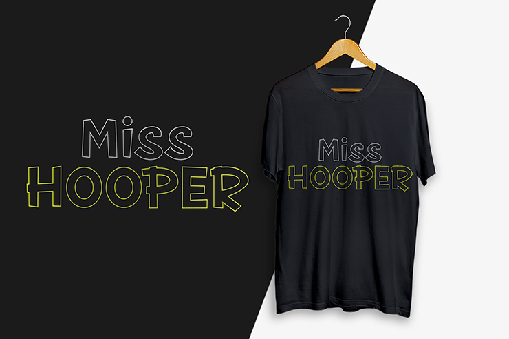 Miss Hooper t-shirt design