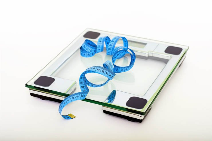 Weight loss measuring tape scale health healthy