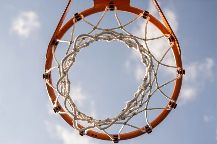 basket ball net sky