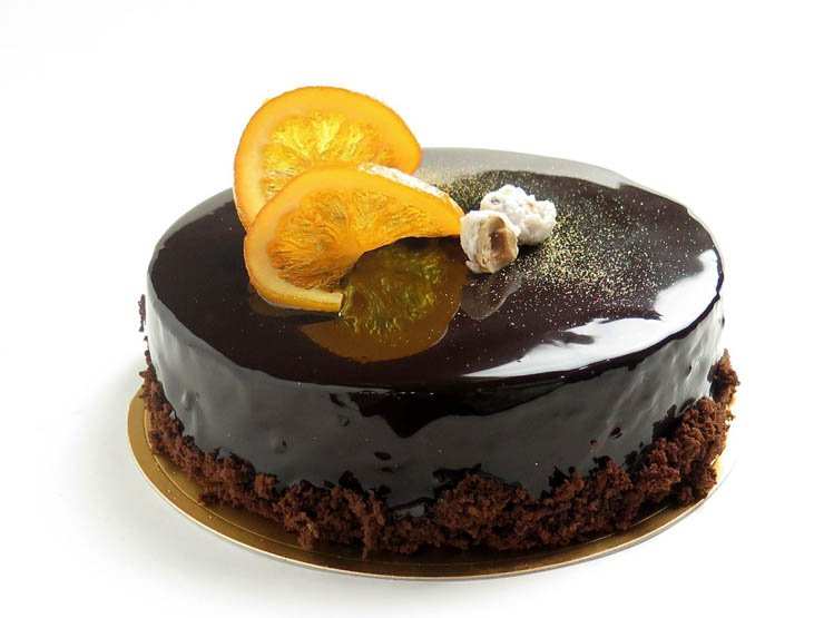 cake chocolate orange slice party dessert sweet meal eat food