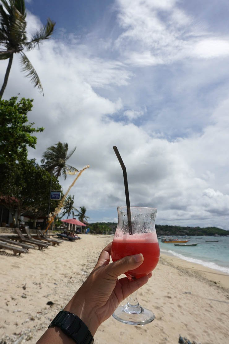drink drinks cocktail juice palm tree sky cloud clouds beach sea ocean