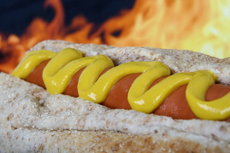 food fast fastfood cook cooking restaurant meal eat eating hotdog sandwich flame fire