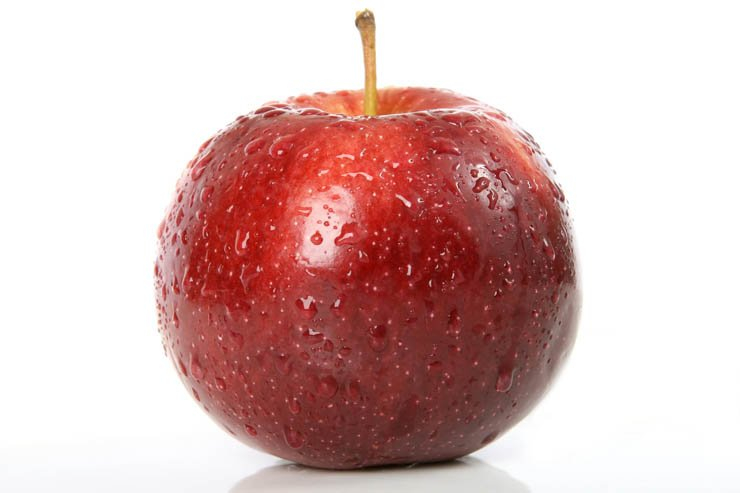 fresh red apple isolated health healthy food fruit fruits