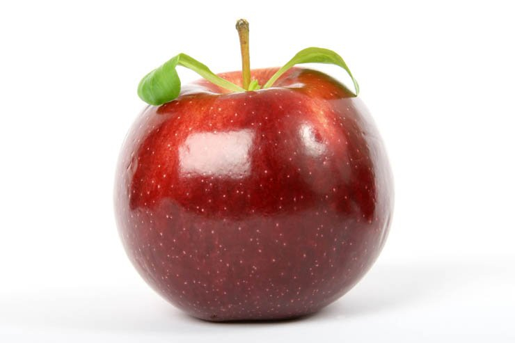 fruit fruits health healthy food apple red isolated
