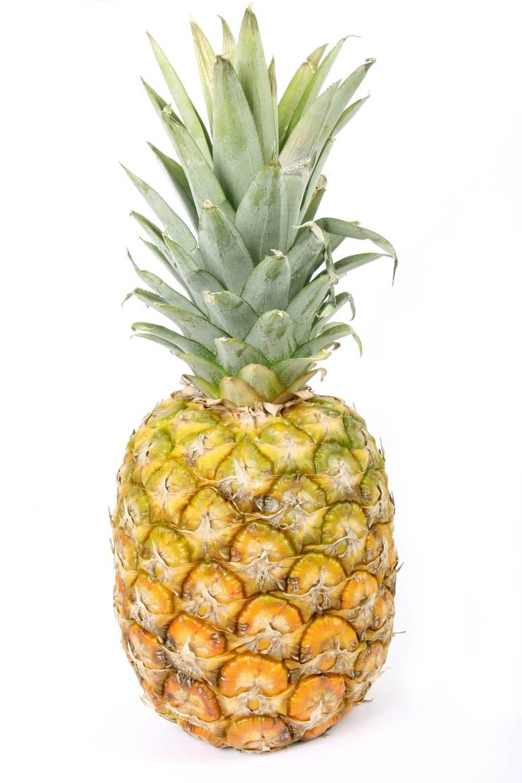 fruit fruits health healthy food pineapple tropical isolated