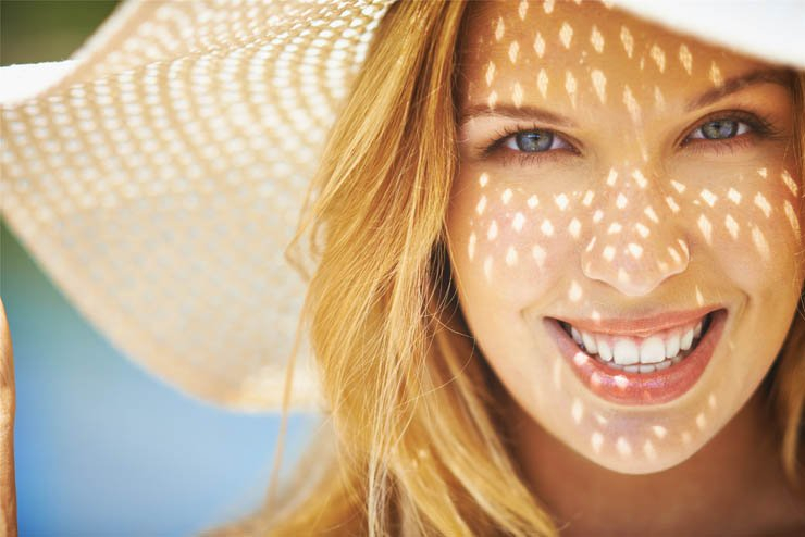 hat shadow blue eyes blonde woman lady beautiful smile face