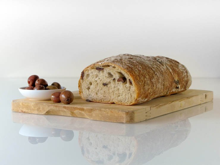 olive breakfast bake bread meal loaf kitchen food bakery