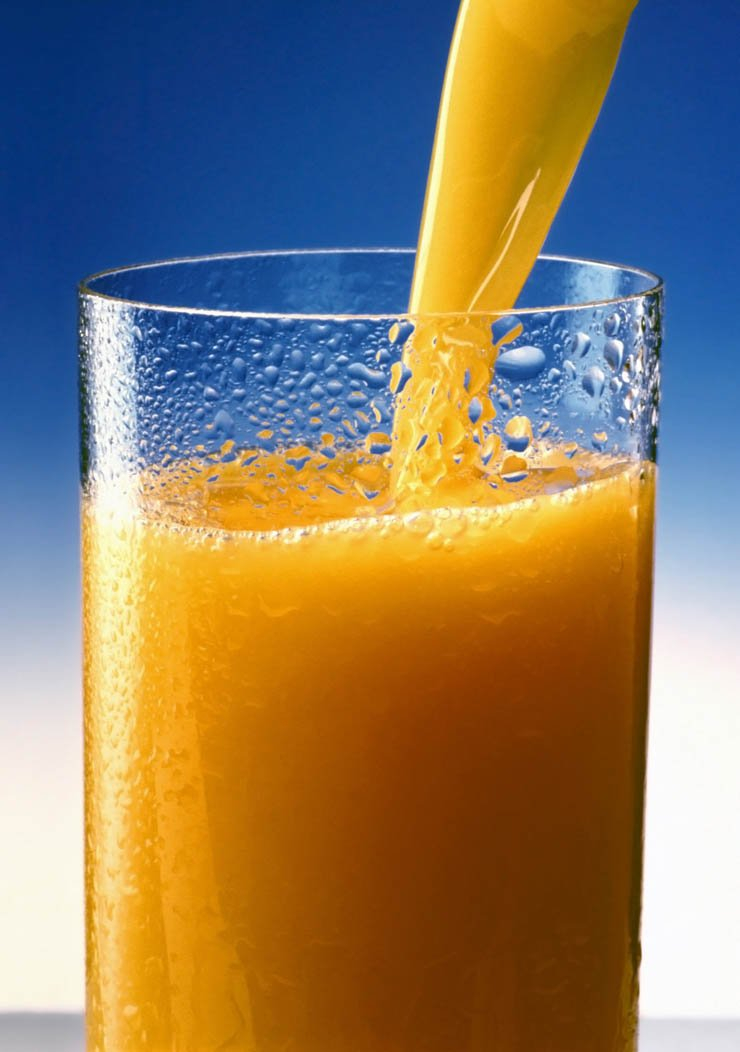 orange mango juice fruit glass drink drinks fruits pour