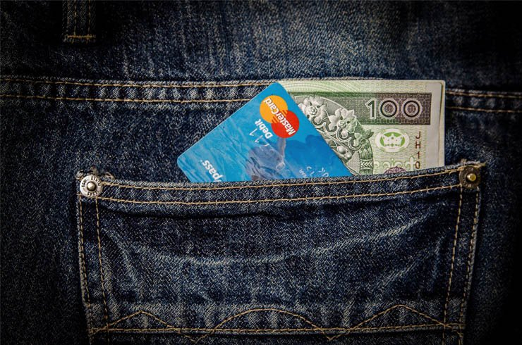 pocket shopping visa debt credit money bill work business