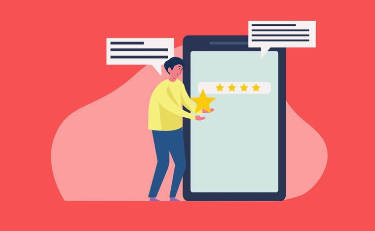 rating user review rate opinion star stars feedback users satisfied satisfaction happy customer app apps reviews