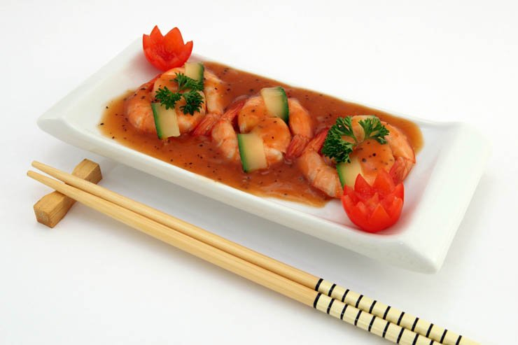 seafood food sea kitchen restaurant cook cooking eat chop stick sticks herb herbs shrimp shrimps asian