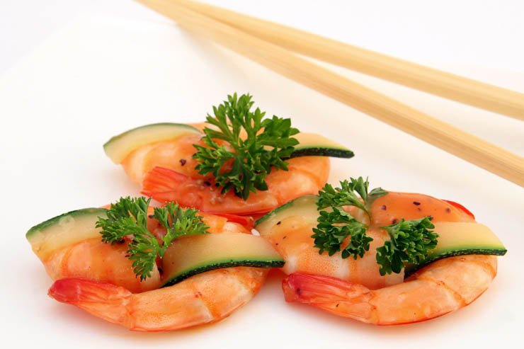seafood food sea kitchen restaurant cook cooking eat shrimp shrimps asian stick sticks chopsticks herb