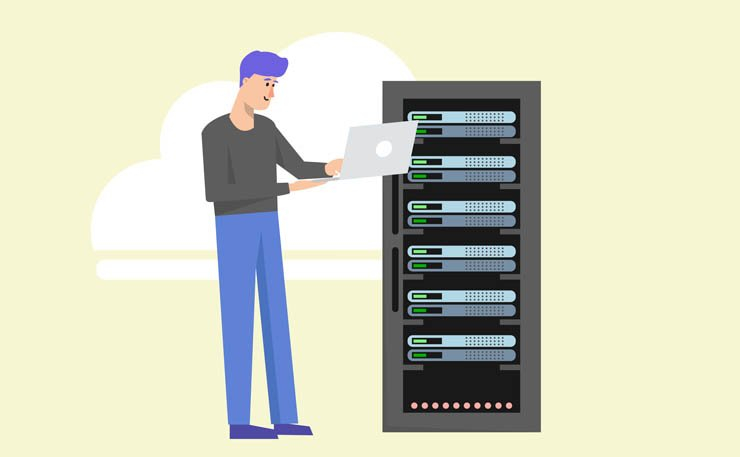 server host hosting IT cloud storage upload network networking shared data share folder file files