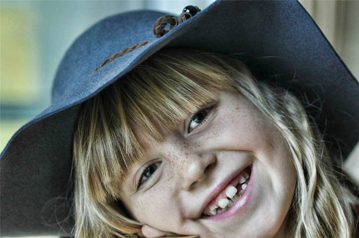smile happy kid child hat