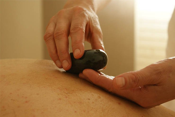 stone massage body spa relax