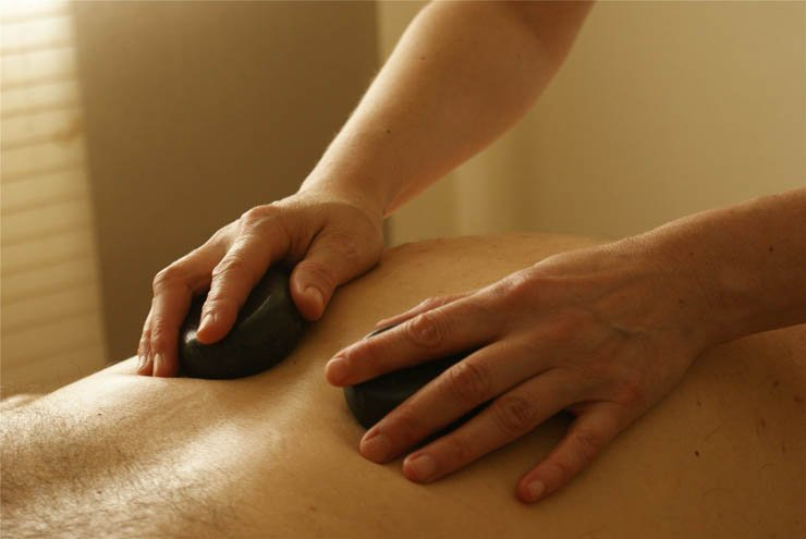 stones hand massage relaxing relax spa