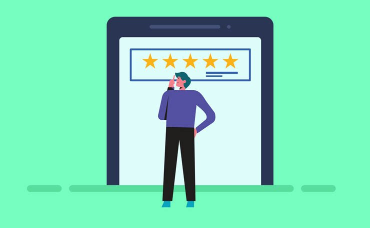 user review rate rating opinion star stars feedback users satisfied satisfaction happy customer app apps reviews thought