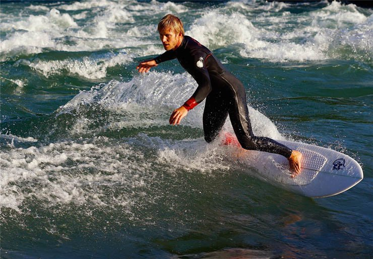 water sports sea ocean sport surfing surf wave waves board man enjoy swimmingsuit swimmingwear athlete