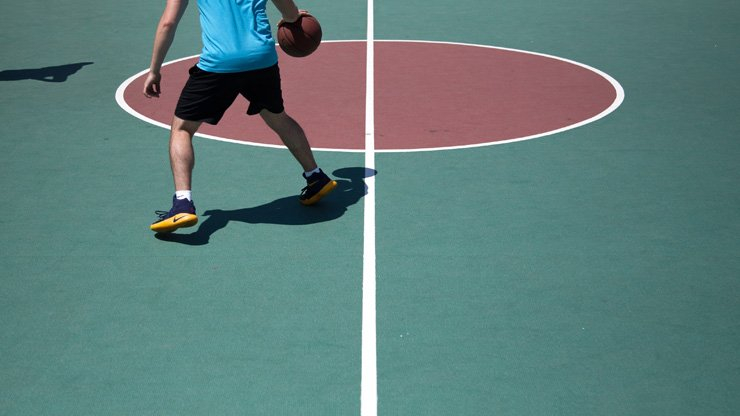 basketball basket ball court player sport sports playing play