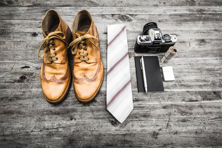 business fashion money shoe shoes tie formal camera vintage accessories lighter pen notebook