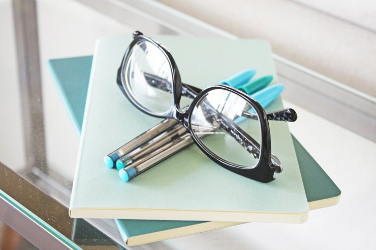 business finance formal job work employee desk office glasses notes pen notebook
