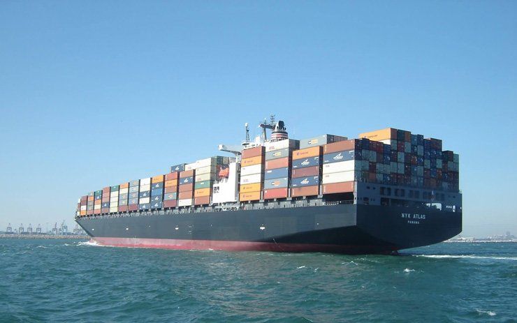 container boat containers forwarder logistics line shipping vessel cargo ship freight sea ocean transport transportation