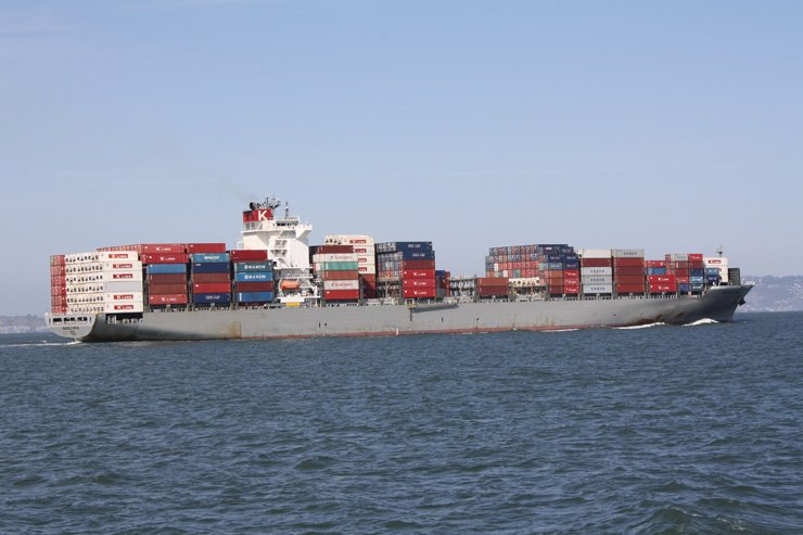 containers forwarder logistics line shipping vessel cargo container boat ship freight sea ocean transport transportation