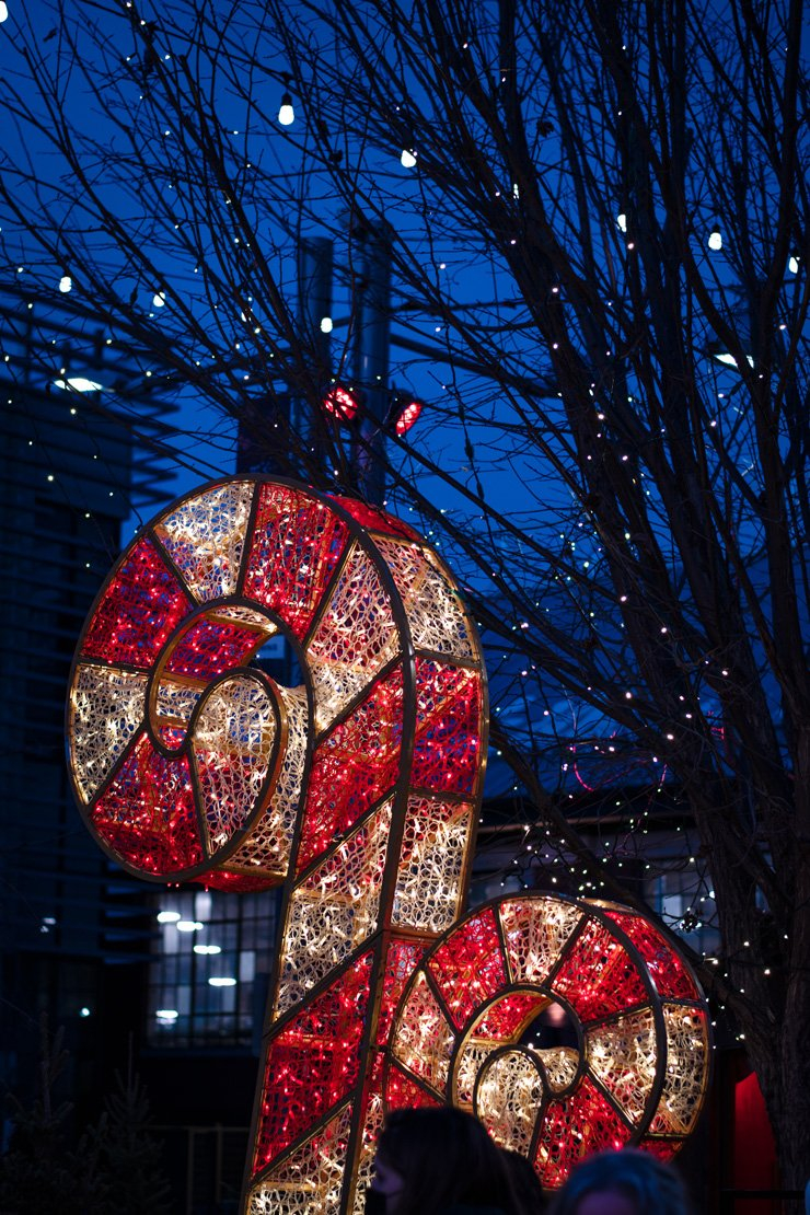 eve snow christmas xmas holiday holidays tree decoration decorations new year city light lights outdoor