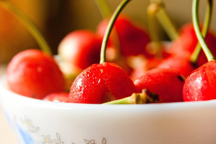 fruit fruits food foods healthy health cherry cherries bowl