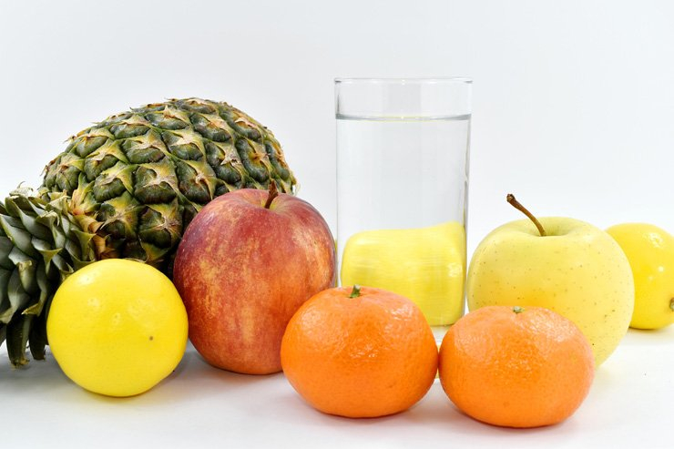 fruit fruits food foods healthy health diet vitamin apple water tangerine pineapple foods