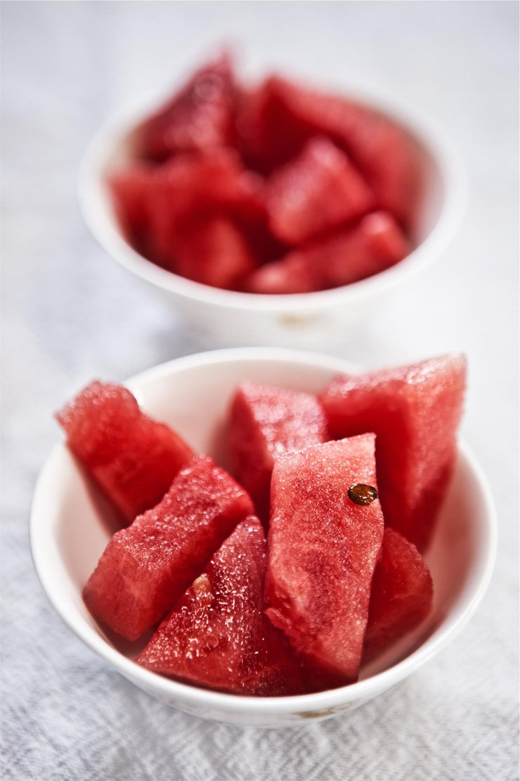 fruit fruits food foods watermelon bowl piece