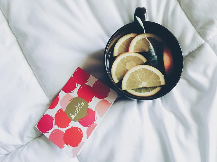 fruit fruits food health healthy vitamin vitamins cup lemon slice detox drink notebook bed sheet