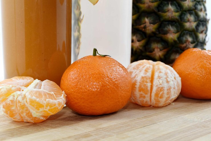 fruit fruits food healthy health diet juice vitamin tangerine pineapple water