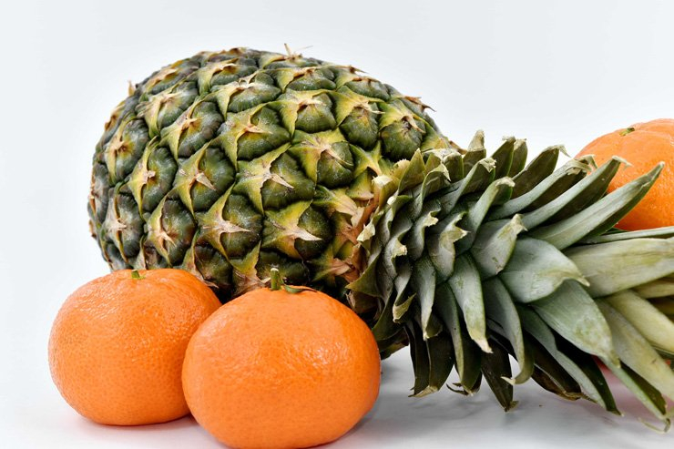 fruit fruits food healthy health diet vitamin tangerine pineapple foods