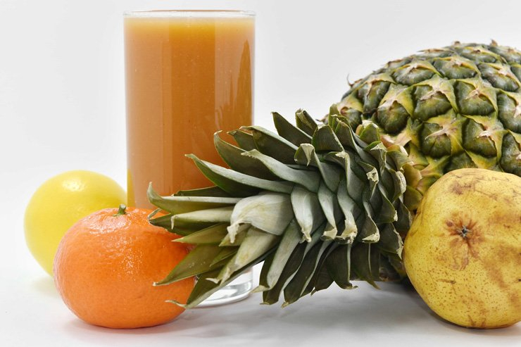 fruit fruits food healthy health diet vitamin tangerine pineapple pears lemon juice