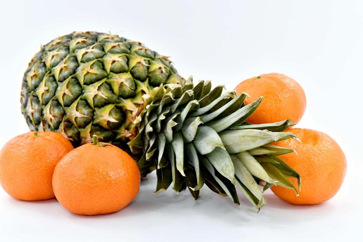 fruit fruits food healthy health diet vitamin tangerine pineapple vitamins