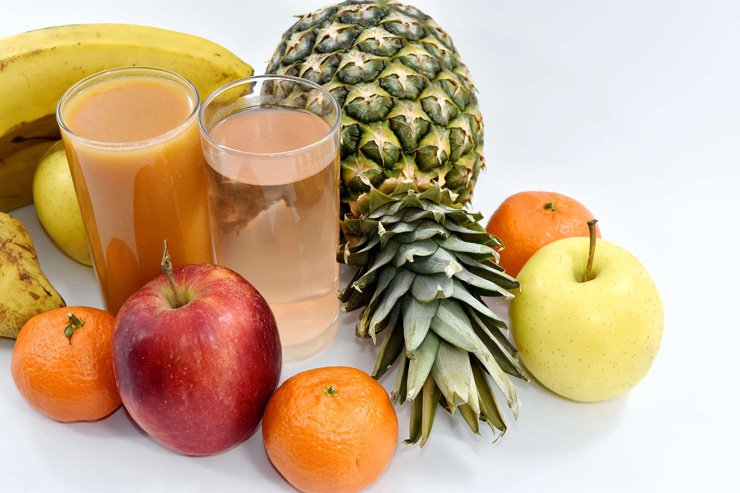 fruit fruits food healthy health diet vitamin tangerine water apple pineapple pears juice banana