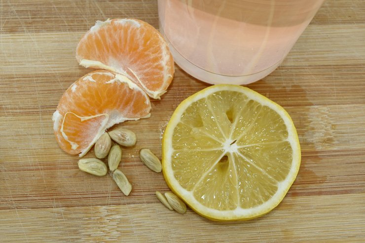 fruit fruits food healthy health diet water seed tangerine lemon slice