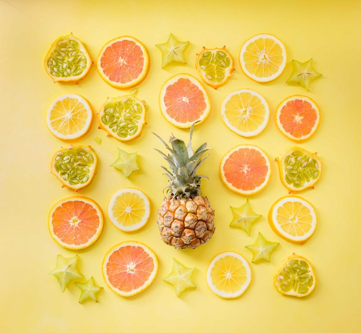 fruit fruits health healthy vitamin vitamins grapefruit pineapple food foods orange