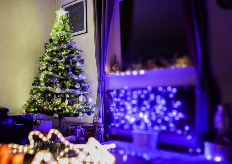 holidays eve snow christmas xmas holiday tree decoration decorations new year joy happy happiness interior home house